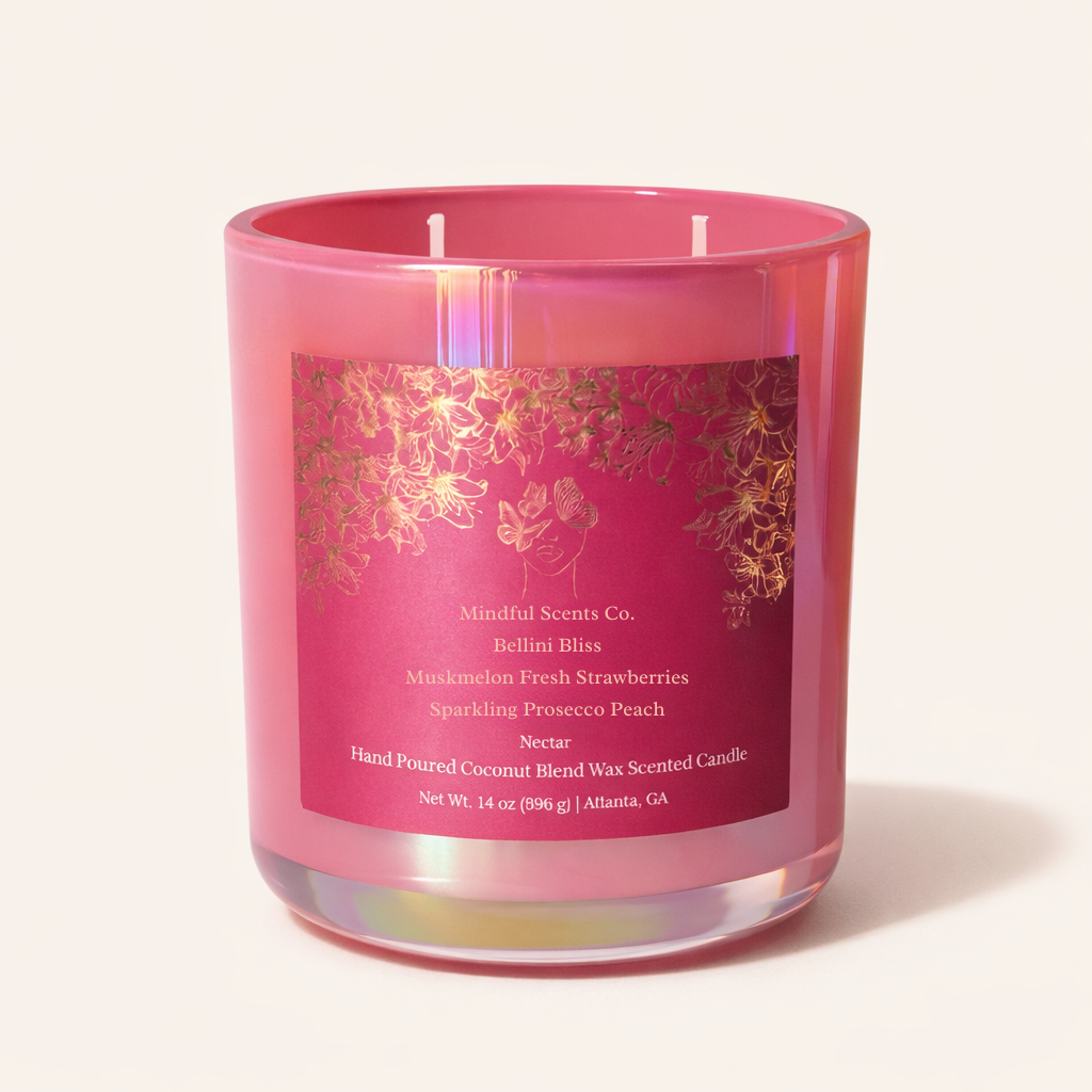 Bellini Bliss-Luxury Coconut Beeswax Blend Candle